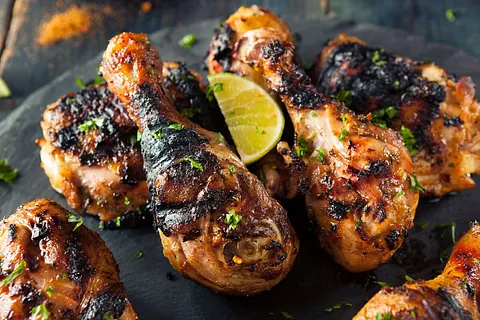 muslos de pollo